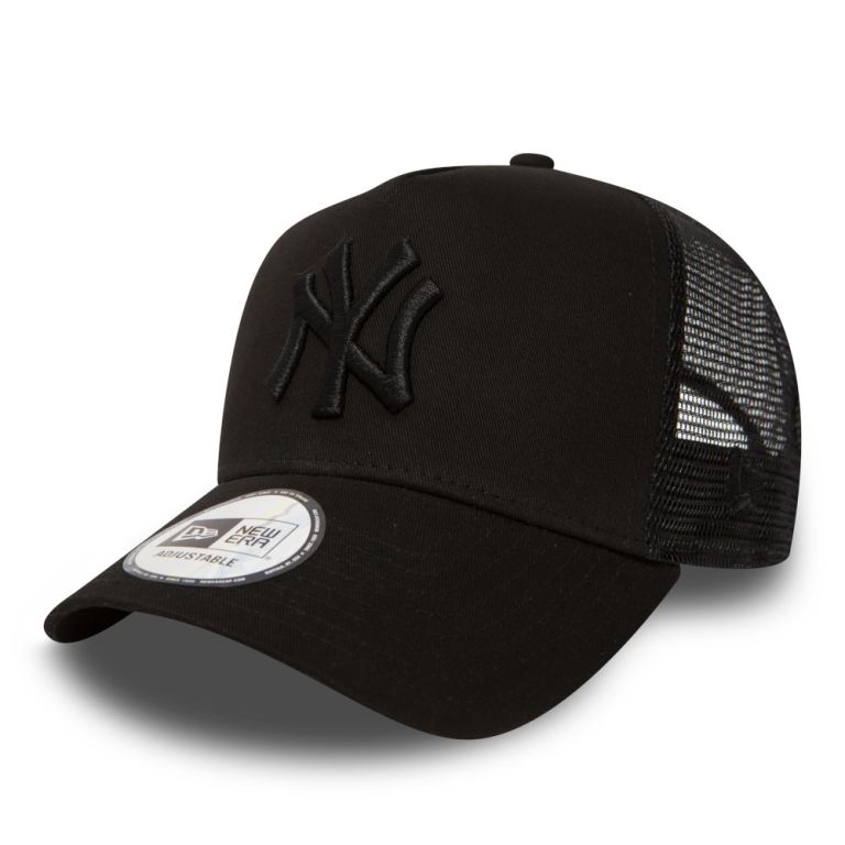 Gorras New Era Mlb Negros - New York Yankees Kids All A-Frame Trucker 86719SUWP